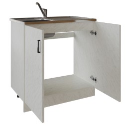 Тумба 80 ЛДСП белый мрамор - 310604 