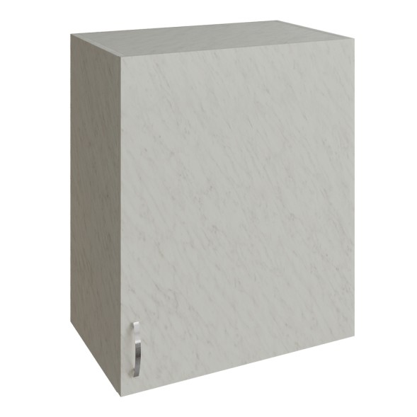 шкаф навесной кухонный 50 белый мрамор - 508995 