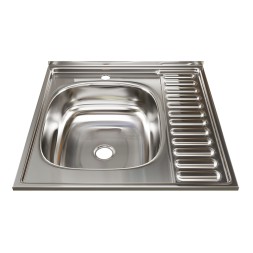 Мойка 60х60 (0,4) лев вып 1 1/2 MIXLINE 16см - 527967