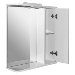 Зеркальный шкаф "ЭТЬЕН-65" правое с подсветкой (ПВХ) - 529940