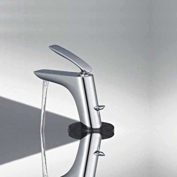 Смеситель для раковины KLUDI BALANCE с донным клапаном, хром (520230575)