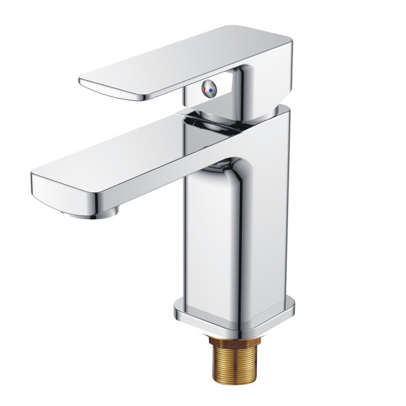 Смеситель для раковины 40к CN10129 CRON литой, ХРОМ - CN10129 