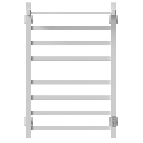 Полотенцесушитель MIXLINE TRIUMPH  80х50 (таймер, 558Вт, 6 перекладин + ПОЛКА) электрический БЕЛЫЙ - ML-556383 