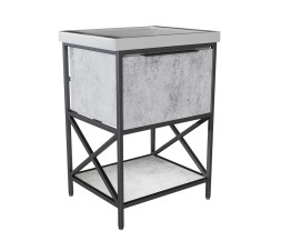 Тумба д/ванной "БРУКЛИН-60" Бетон под раковину Fest 60 (Sanita Luxe) ЛОФТ (ЛДСП) - 548233