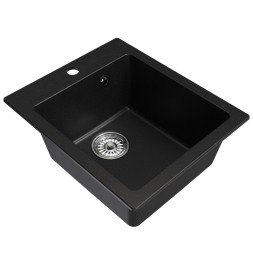 Мойка ML-GM14 КОМФОРТ ультра-черная (344), 420*500*190мм - 00-00009346