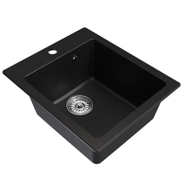 Мойка ML-GM14 КОМФОРТ ультра-черная (344), 420*500*190мм - 00-00009346 