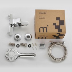 Смеситель для  ванны  35к Milardo ENJSB00M02 &amp;quot;Enjoy&amp;quot; с душ. аксессуарами  ХРОМ - ENJSB00M02 
