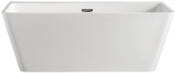 Ванна акриловая Azario OXFORD 1700х830х650, пристенная, в комплекте с сифоном и металлической рамой (OXF17083)