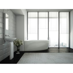 Ванна акриловая AZARIO KAPRIS асимметричная 170*90 см левая (AV.0062170)