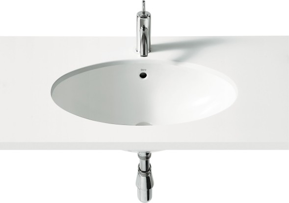 Раковина Roca BERNA 56х42, встраиваемая снизу, белая (7.3278.7.100.1)