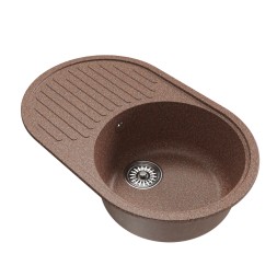 Мойка ML-GM16 КОМФОРТ овальная с крылом, терракотовая (307), 730*460*180мм - 00-00009362 
