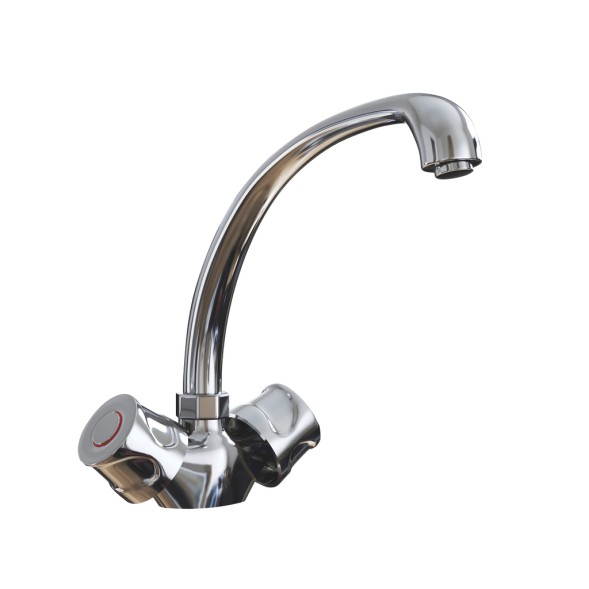 Смеситель для кухни 1/2 кер. MIXLINE ML01-03 п/гайку (без подводки) - ML01-03 