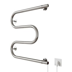 Полотенцесушитель MIXLINE SIMPLE M 50x50 (кнопочный выкл, 153 Вт) - ML-556799