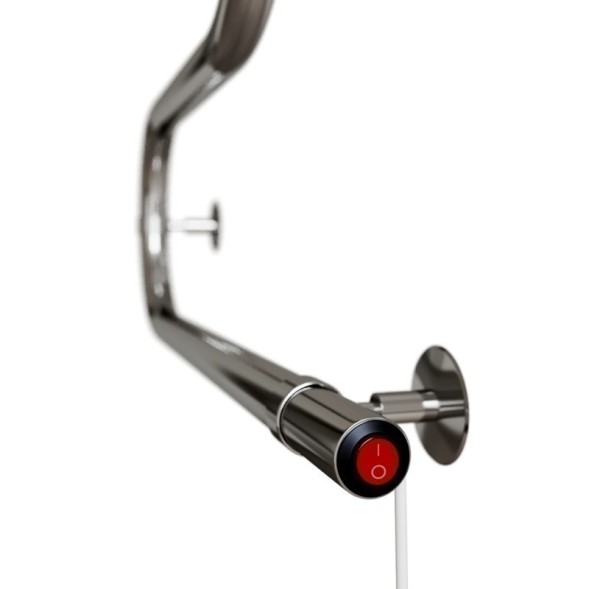 Полотенцесушитель MIXLINE SIMPLE M 50x50 (кнопочный выкл, 153 Вт) - ML-556799 