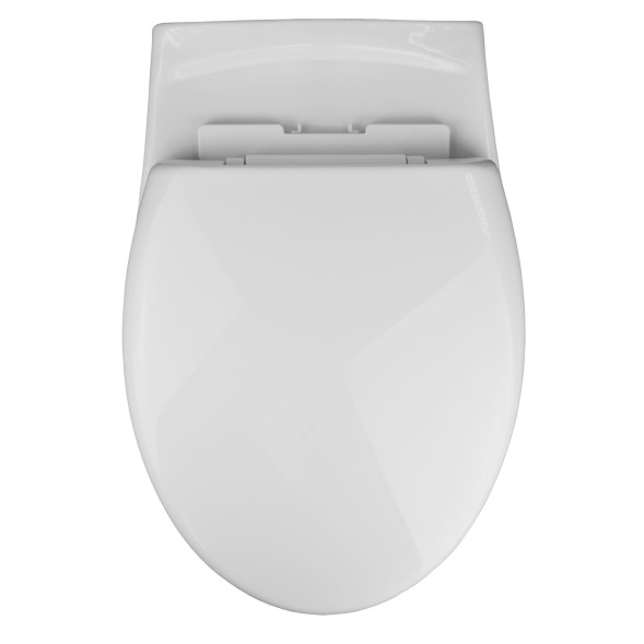 Унитаз подвесной Azario STELLA 370х400х550 ободковый, с быстросъемным сидением микролифт, белый (AZ-VT005+AZ-VT005sc)