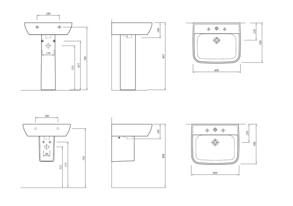 Раковина Kale BABEL 60, белая (310200200047)