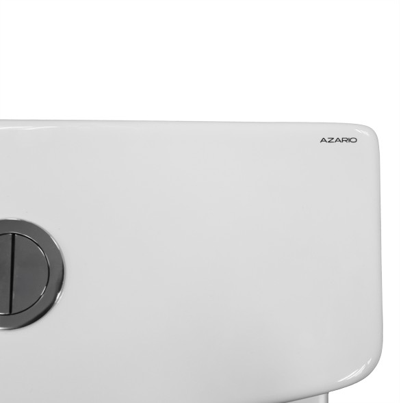 Унитаз-моноблок Azario ANSA 385х695x775 безободковый, в комплекте с сиденьем дюропласт микролифт, белый (AZ-2301)