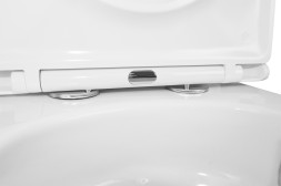 Унитаз-компакт Azario Vetro 380х605х825 напольный, безободковый, слив "ТОРНАДО", в комплекте с бачком и быстросъемным сиденьем микролифт (AZ-2149- UQ)