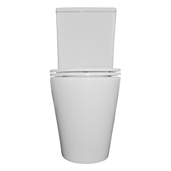 Унитаз-компакт Azario Vetro 380х605х825 напольный, безободковый, слив &amp;quot;ТОРНАДО&amp;quot;, в комплекте с бачком и быстросъемным сиденьем микролифт (AZ-2149- UQ)