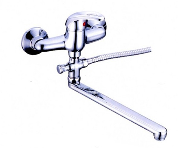 Смеситель для ванны и раковины 35к L2115 Ledeme с отв L-нос, латунь - L2115 