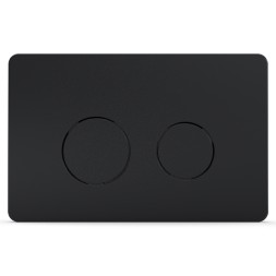 Кнопка смыва AZARIO двойная, круглая, цвет черный (AZ-8200-0087/AZ-P57-0190)