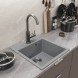 Мойка ML-GM28 КОМФОРТ темно-серая (309), 450*500*190мм - 00-00009485 