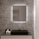 Зеркало MIXLINE &amp;quot;Инканто&amp;quot; 600*700 (ШВ) бесконтактный сенсор, светодиодная подсветка,черная окантовка - LED-00002844 