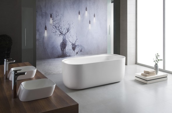 Ванна акриловая Azario WINCHESTER 1690х860х600, в комплекте с сифоном и металлической рамой (WIN17085)