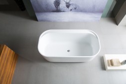 Ванна акриловая Azario WINCHESTER 1690х860х600, в комплекте с сифоном и металлической рамой (WIN17085)