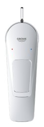Смеситель для раковины GROHE BauLoop с ограничителем температуры и рычажным донным клапаном, размер S, хром (23335001)