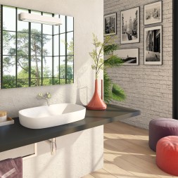 Раковина накладная на столешницу &amp;quot;Купер-56*38&amp;quot; ш*г (Kirovit) -  