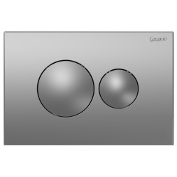 Кнопка смыва Loranto Prestige механическая, двойная, хром матовый (7511)