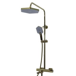 Душевая система 35к HB24726-5 HAIBA лейка "Тропический душ" ЗОЛОТОЙ - HB24726-5