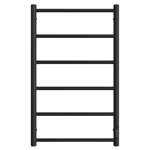 Полотенцесушитель электрический ДВИН J neo 80/50 1&amp;quot;-1/2&amp;quot; К диммер Чёрный матовый (4657763750640)