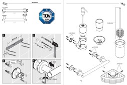 Поручень Hansgrohe Logis Universal, хром (41713000)