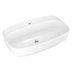 Раковина накладная на столешницу &amp;quot;Купер-65*43&amp;quot; ш*г, с отв. под смеситель (Kirovit) -  