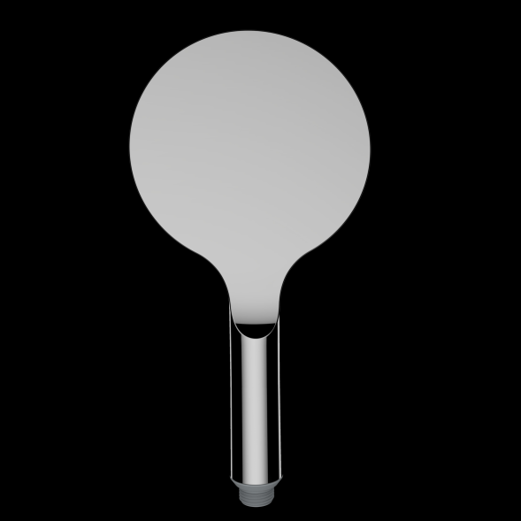 Ручной душ BOSSINI Apice один режим, c Easy-Clean, чёрный матовый (B00900.073)