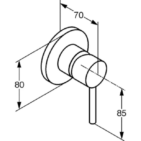 Комплект для душа KLUDI BOZZ 10 в 1 верхний душ 250 мм, хром (386340576)