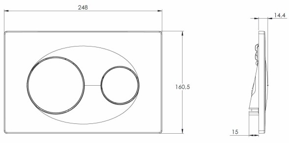 Сет AZARIO инсталляция с панелью смыва + унитаз Grado N с сидением микролифт+ клавиша 0011, хром глянцевый (AZ-8010-1000+AZ-8200-0011+AZ-0046N)