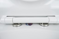 Унитаз-компакт Creo Ceramique TOURS 370х700х790 напольный, с тонкой крышкой и быстросъемным сиденьем микролифт (TO1002N+TO1003N+TO1001N)