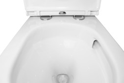 Унитаз-компакт Azario Grado 665х380х845 напольный, смыв "Торнадо", безободковый, с бачком и сидением микролифт (AZ-2141 UQ1)