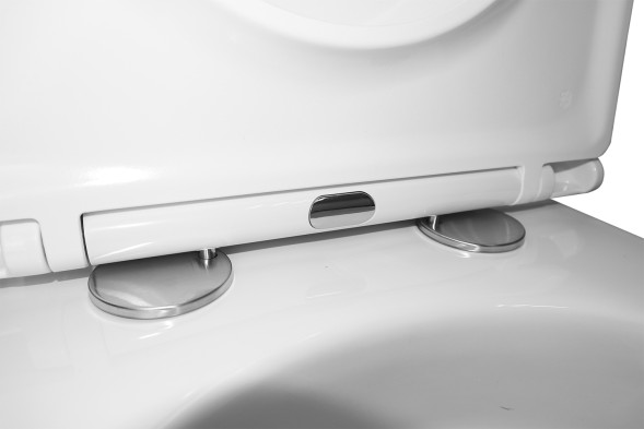 Унитаз-компакт Azario Grado 665х380х845 напольный, смыв &amp;quot;Торнадо&amp;quot;, безободковый, с бачком и сидением микролифт (AZ-2141 UQ1)