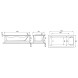 Ванна акриловая Jacob Delafon Sofa 180x80 прямоугольная, белая (E60516RU-00)