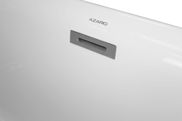 Ванна акриловая Azario ROVETA 1700х800х580 свободностоящая, в комплекте с сифоном и металлической рамой (AZ-6615)