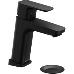 Смеситель для раковины Ravak 10° Free black-TD F 013.20 с донным клапаном, керамический картридж, черный матовый (X070149)