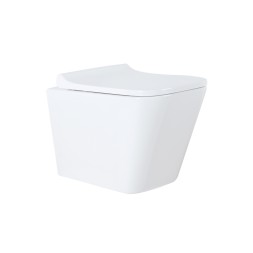 Сет AZARIO инсталляция с панелью смыва + унитаз Teramo (квадратный) с сидением микролифт+ клавиша 0012, белая (AZ-8010-1000+AZ-8200-0012+AZ-0052)