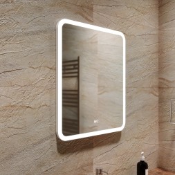 Зеркало MIXLINE "Стив-2" 600*700 (ШВ) сенсорный выключатель, светодиодная подсветка + подогрев - LED-00002842