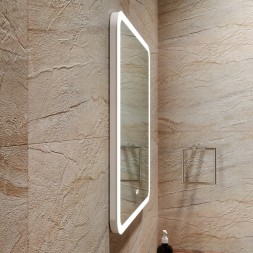 Зеркало MIXLINE "Стив-2" 600*700 (ШВ) сенсорный выключатель, светодиодная подсветка + подогрев - LED-00002842
