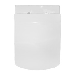 Унитаз подвесной Creo Ceramique Tours с сиденьем микролифт, белый (TO1100N+TO1001N)