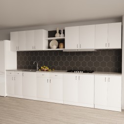 шкаф навесной кухонный 60 белый - 508997 